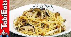 JAPANESE SPAGHETTI with Mushrooms (Easy Pasta Recipe)