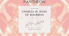 Charles III, Duke of Bourbon Biography - French general and nobleman (1490–1527)