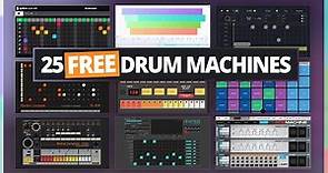 25 FREE Online Drum Machines to MAKE BEATS FOR FREE!!!