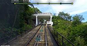 【第一視角POV】【香港太平山頂】山頂纜車 中環總站⇋山頂總站 Hong Kong Peak Tram Front View Time-Lapse POV