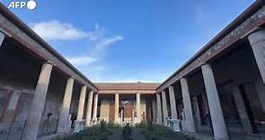Pompei, la Casa dei Vettii risplende dopo 20 anni di restauro
