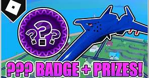 How to get the "???" BADGE + UNLOCK CYBER PLANE AND ANIMATED STARS SKIN in MAD CITY! [ROBLOX]