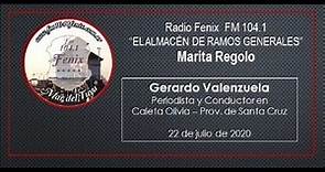Gerardo Valenzuela en El Almacén de Ramos Generales por Radio Fenix FM 104.1