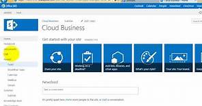 Getting Started with SharePoint Designer in Office 365