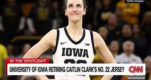 University of Iowa retires Caitlin Clark’s No. 22 jersey
