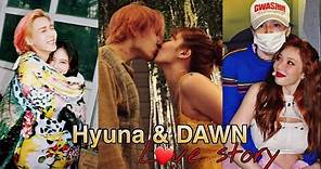 HYUNA & DAWN - infinity | HYUDAWN kissing compilation, cute moments | Love story fmv
