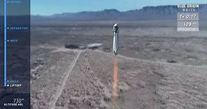 Blue Origin launches capsule with 'Mannequin Skywalker' aboard, lands rocket
