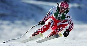 Janica Kostelić downhill gold (WCS Bormio 2005)