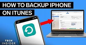 How To Back Up Your iPhone On iTunes