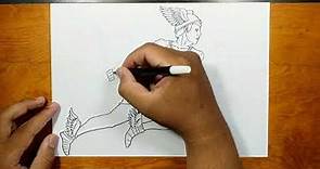 How to draw HERMES step by step