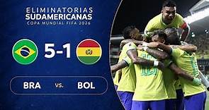 BRASIL vs. BOLIVIA [5-1] | RESUMEN | ELIMINATORIAS SUDAMERICANAS | FECHA 1