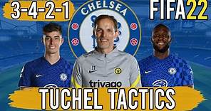 Recreate Thomas Tuchel's 3-4-2-1 Chelsea Tactics in FIFA 22 | Custom Tactics Explained