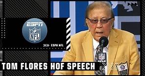 Tom Flores' 2021 Pro Football Hall of Fame Induction Speech | NFL on ESPN
