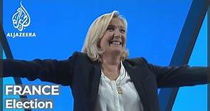 France election: Marine Le Pen holds final rally before vote