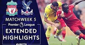 Liverpool v. Crystal Palace | PREMIER LEAGUE HIGHLIGHTS | 9/18/2021 | NBC Sports