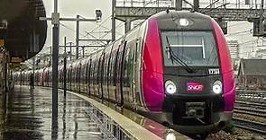 Paris trains : RER E, les Z 50000 "Francillien" en circulation sur la ligne.