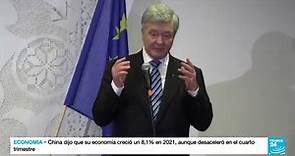 Petró Poroshenko aterriza en Ucrania bajo riesgo de arresto por casos de “alta traición”