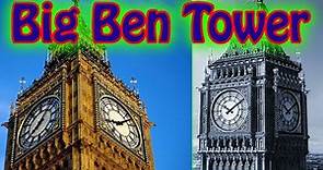 Big Ben tower/Uncovered aspects of Big Ben tower in London , England