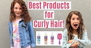 My SECRET To Styling My Kids' Curly Hair | Curly Hair Product Review