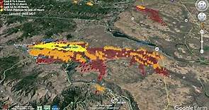 WA Wildfire Virtual Map Fly Through 2020.09.07