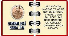 Biografía General Jose Maria Paz