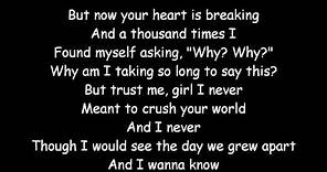Chris Brown - Say Goodbye with lyrics