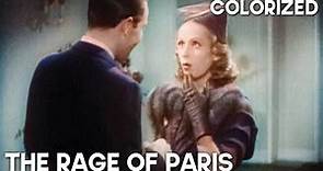 The Rage of Paris | COLORIZED | Classic Movie | Danielle Darrieux