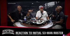 Reaction to the Atlanta Falcons initial 53-man roster | Falcons Audible Podcast