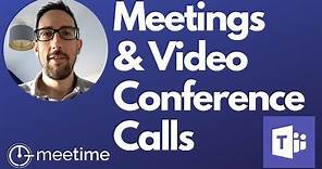How To Use Microsoft Teams For Meetings And Video Conference Calls - Microsoft Teams Tutorial 2019