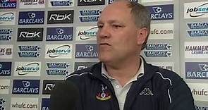 Martin Jol after the lasagne-gate game between Tottenham & West Ham