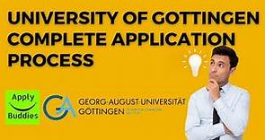 University of Göttingen Application Process