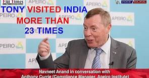 Navneet Anand in conversation with Anthony Currie (Compliance Manager, Apeiro Institute) Australia