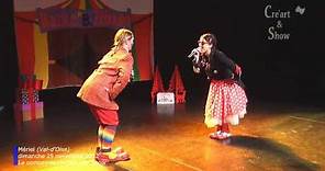 Spectacle de clowns "La compagnie Cre'art and Show" organisé par la mairie de Mériel (Val-d'Oise)