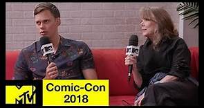 Bill Skarsgård and Sissy Spacek on 'Castle Rock', Stephen King, & More | Comic-Con 2018 | MTV