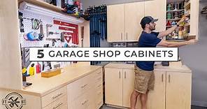 5 Garage Shop Cabinets for Ultimate DIY Storage