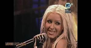 Christina Aguilera at the 2002 MTV EMAs (DIRRTY Live & Photos) in HD