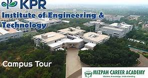 KPR Institute of Engineering and Technology Coimbatore - Campus Tour - Mizpah Career Academy 2022