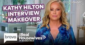 Kathy Hilton Gets Glammed Up for Sit Down Interview | The Real Housewives of Beverly Hills