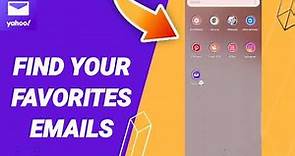 How To Find Your Favorites Emails On Yahoo Mail App