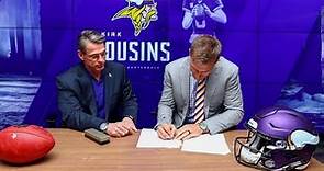 Behind The Scenes of Kirk Cousins' Contract Signing