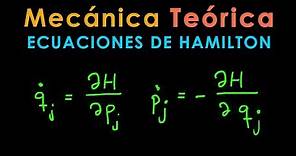 13 - Mecánica Teórica [Ecuaciones de Hamilton]