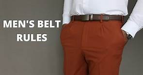 10 Belt Rules Every Man Should Know