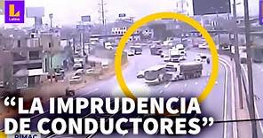 15 accidentes ocurren cada mes en Evitamiento: Lima Expresa monitorea en video choques en autopistas