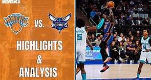 Knicks Dominate Hornets In Garden Matinee, Win 3rd Straight | New York Knicks