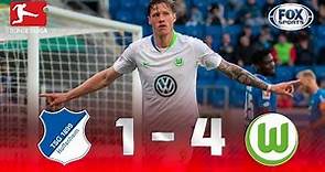 Hoffenheim - Wolfsburgo [1-4] | GOLES | Jornada 31 | Bundesliga