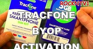 TRACFONE ACTIVATION QUICK SETUP BYOP SMARTPHONE