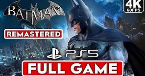 BATMAN ARKHAM CITY REMASTERED PS5 Gameplay Walkthrough Part 1 FULL GAME ...