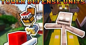 Tower Defense Units Mod! 1.18.2 (Overpowered Base Defenders) | Minecraft Mod Showcase