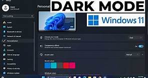 How to Enable Dark Mode in Windows 11 | Turn On Dark Mode on Windows 11