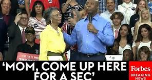 BREAKING NEWS: Tim Scott Invites His Mom Up On Stage During 2024 Presidential Announcement